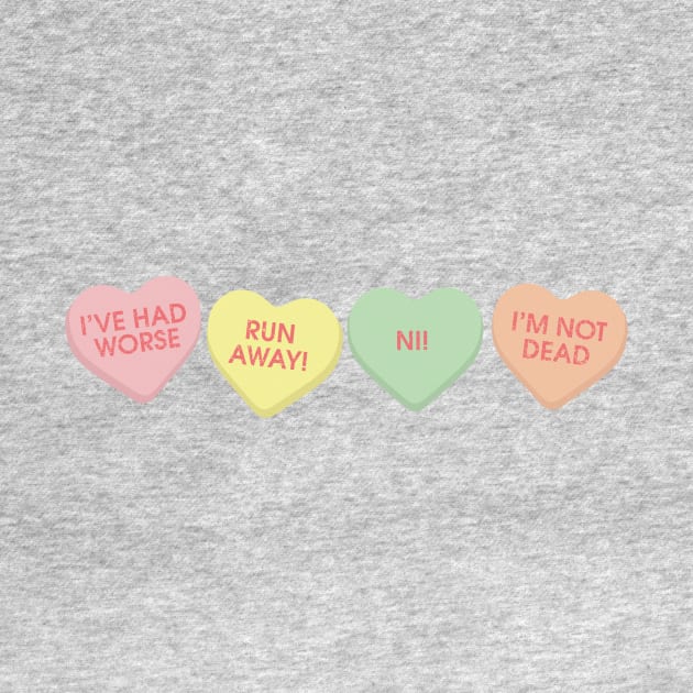 Holy Grail Candy Hearts by GloopTrekker